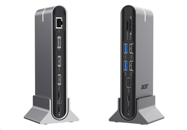 ACER 15in1 USB Type-C Universal Mini-dock: Host interface: USB-C, 2x USB-A 2.0, 1x USB-A 3.2 Gen2, 1x USB-A 3.2 Gen1, 1