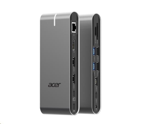 ACER 15in1 USB Type-C Universal Mini-dock: Host interface: USB-C, 2x USB-A 2.0, 1x USB-A 3.2 Gen2, 1x USB-A 3.2 Gen1, 1