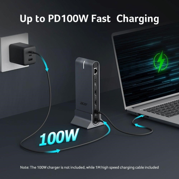 ACER 15in1 USB Type-C Universal Mini-dock: Host interface: USB-C, 2x USB-A 2.0, 1x USB-A 3.2 Gen2, 1x USB-A 3.2 Gen1, 1