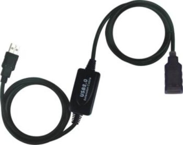 PREMIUMCORD PremiumCord USB 2.0 repeater a prodlužovací kabel A/M-A/F 25m