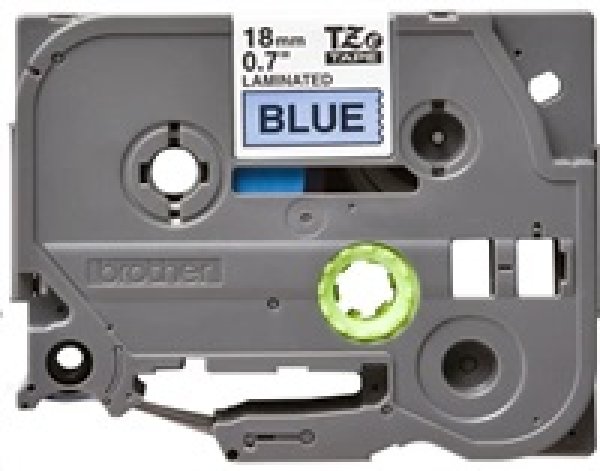 Páska Brother TZE-541, černý/modrý, 8m, 18mm