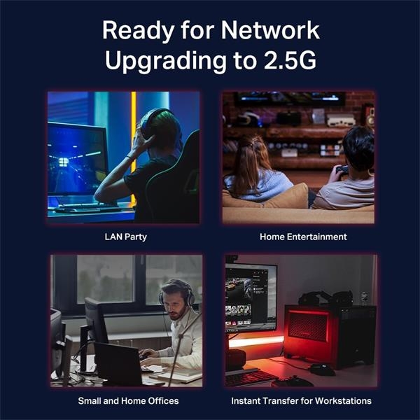 TP-Link switch TL-SG105-M2 (5x2,5GbE, fanless)