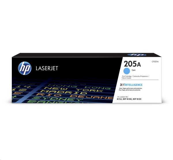 Toner HP CF531A, HP 205A azurový (900 stran)