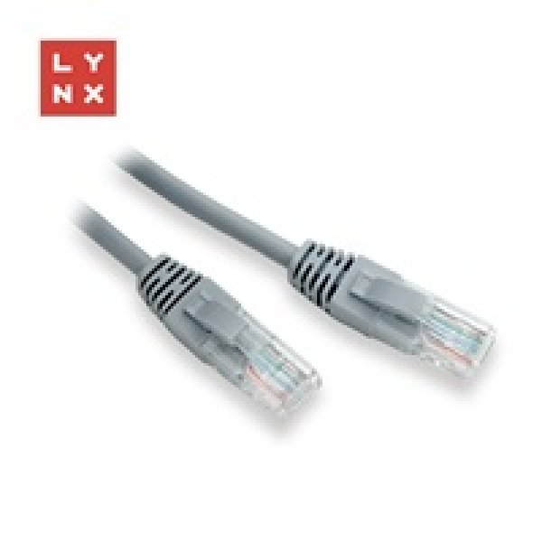 LYNX UTP patch kabel Cat5e, PVC, CCA, 2m, šedý?v=1755207603
