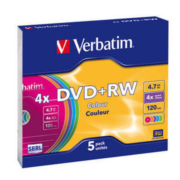VERBATIM DVD+RW (4x, 4,7GB),slimbox 5ks/pack?v=1751112006