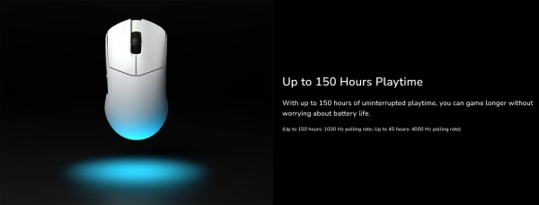 COUGAR herní myš bezdrátová/drátová REVENGER PRO 4K BLACK, čip PixArt 3395, 26000dpi, 650 IPS, 55g 