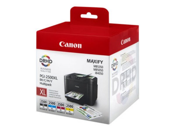 Sada náplní CANON PGI-2500XL, 9254B004, 9254B010 (1x70,9/3x19,3 ml)