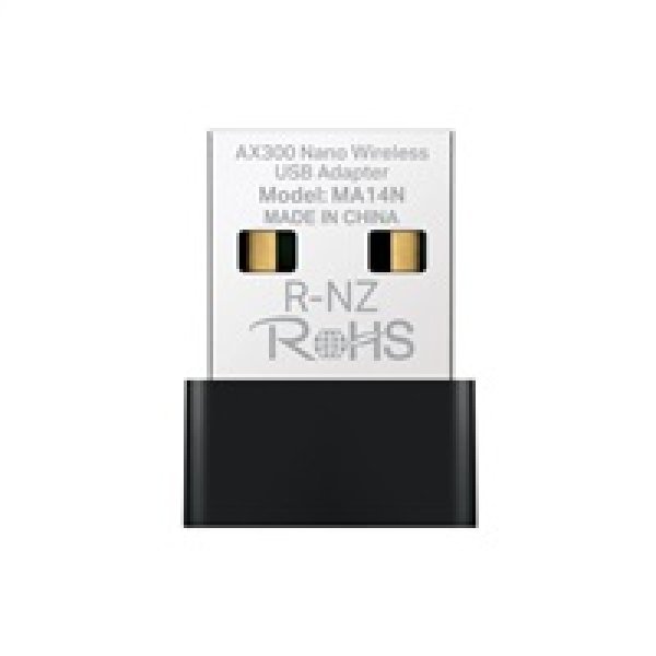MERCUSYS MA14N WiFi6 USB nano adapter (AX300,2,4GHz/5GHz,USB2.0)?v=1746043203