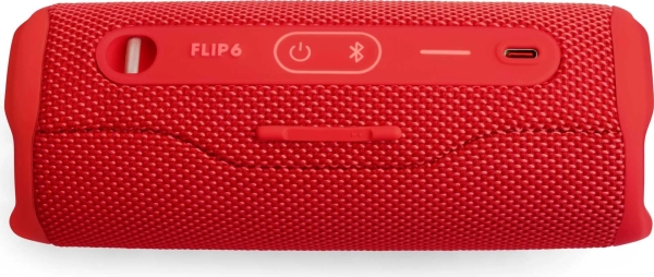 JBL Flip 6 Red přenosný vodotěsný Bluetooth reproduktor, IP67, 12 hodin přehrávání, ochrana USB nabíjení, červená