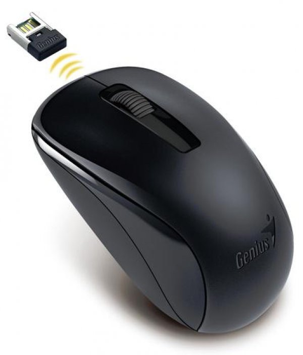Genius NX-7005/Kancelářská/Optická/Bezdrátová USB/Černá