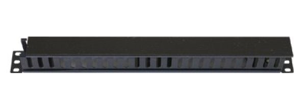 Eurocase panel na kabely  RGA-27 19" 1U - 6 plastových úchytů