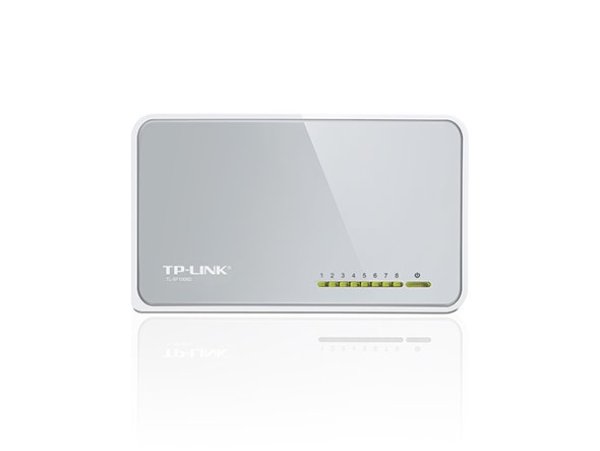 TP-Link switch TL-SF1008D (8x100Mb/s, fanless)