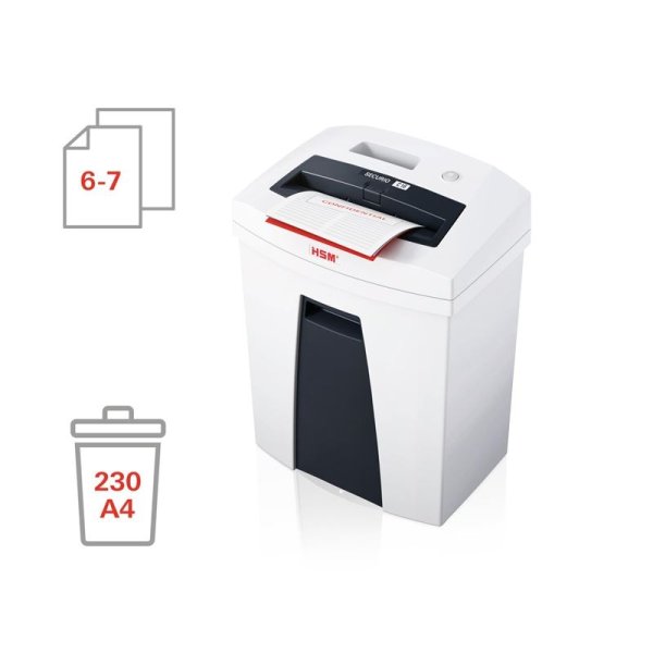 Skartovací stroj HSM SECURIO C16 - P4, řez na částice 4 x 25 mm