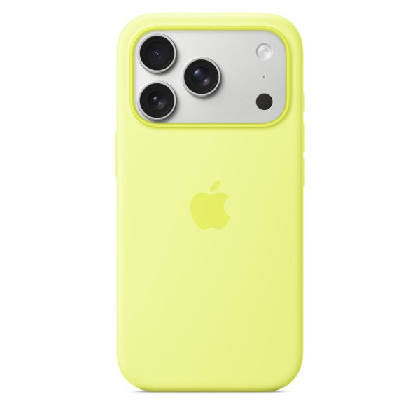 iPhone 17 Pro Silicone Case with MS – Neon Yellow?v=1759830717