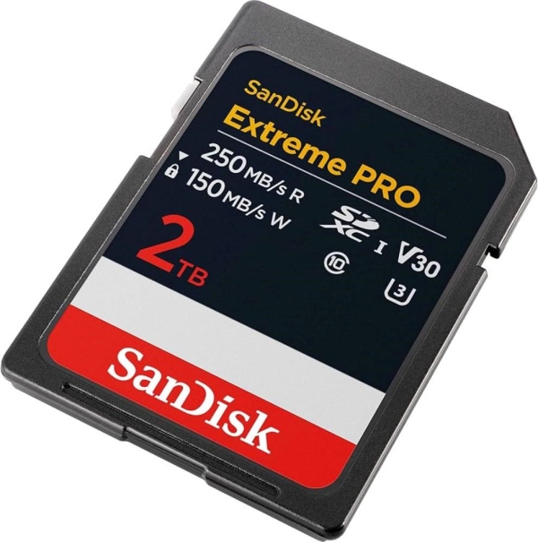 SanDisk SDXC karta 2TB Extreme PRO (250 MB/s Class 10, UHS-I U3 V30)