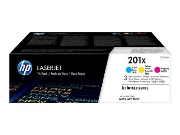 Toner HP č.201X CF253X CMY sada