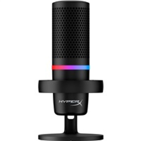 HyperX DuoCast - USB Microphone (Black) - RGB Lighting (HMID1R-A-BK/G) - Mikrofon