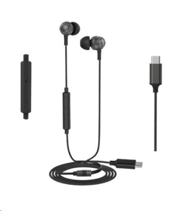 WG - Sluchátka Type-C / black