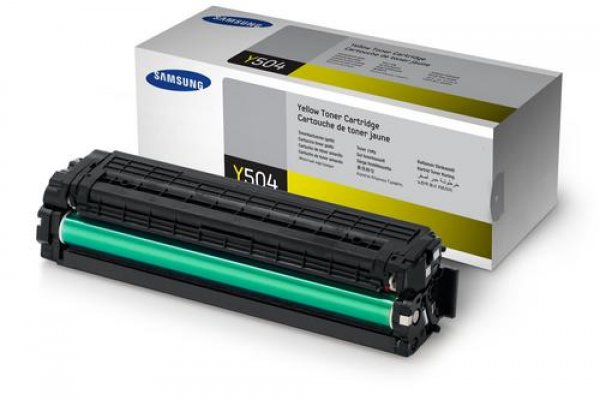 Toner SAMSUNG CLT-Y504S žlutý (1 800 stran)