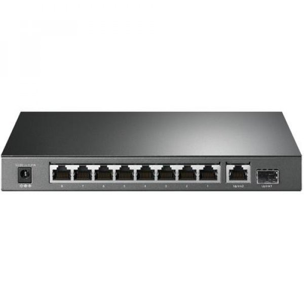 TP-Link CCTV switch TL-SG1210P (8xGbE, 1xGbE uplink, 1xSFP, 8xPoE+, 63W, fanless)