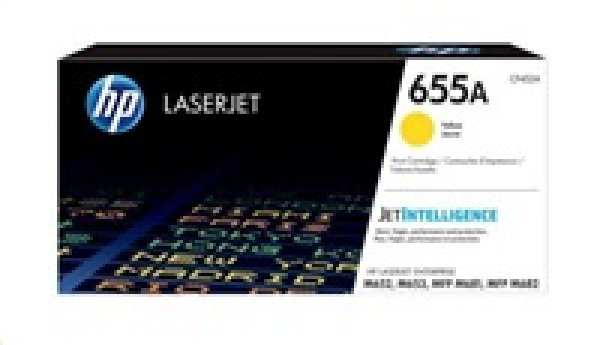 Toner CLJ CF452A, HP 655A žlutý (10 500 stran)