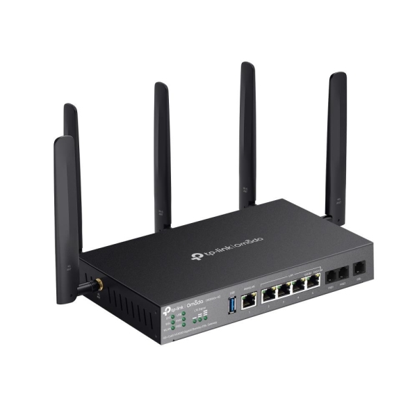 TP-Link DR3650v-4G OMADA ADSL/VDSL/4GLTE gateway (AX3000,2xFXS,1xDSL,2,4GHz/5GHz,1xGbELAN/WAN,4xGbE,1xUSB3.0,2xnanoSIM)