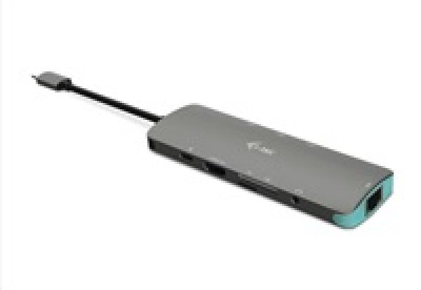 i-tec USB-C Metal Nano Docking Station 4K HDMI LAN, Power Delivery 100W