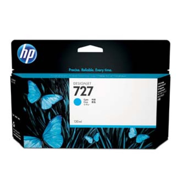 Náplň HP No.727, B3P19A azurová (130 ml)