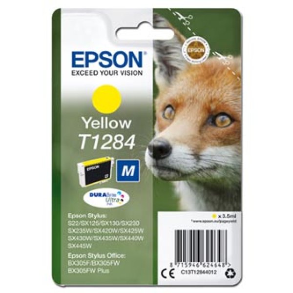 Náplň EPSON C13T12844011 žlutá (3,5 ml)