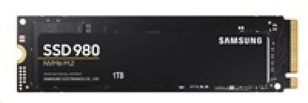 SAMSUNG 980 M.2 NVMe SSD 1TB PCIe 3.0 x4 NVMe 1.4 (čtení max. 3500MB/s, zápis max. 3000MB/s)