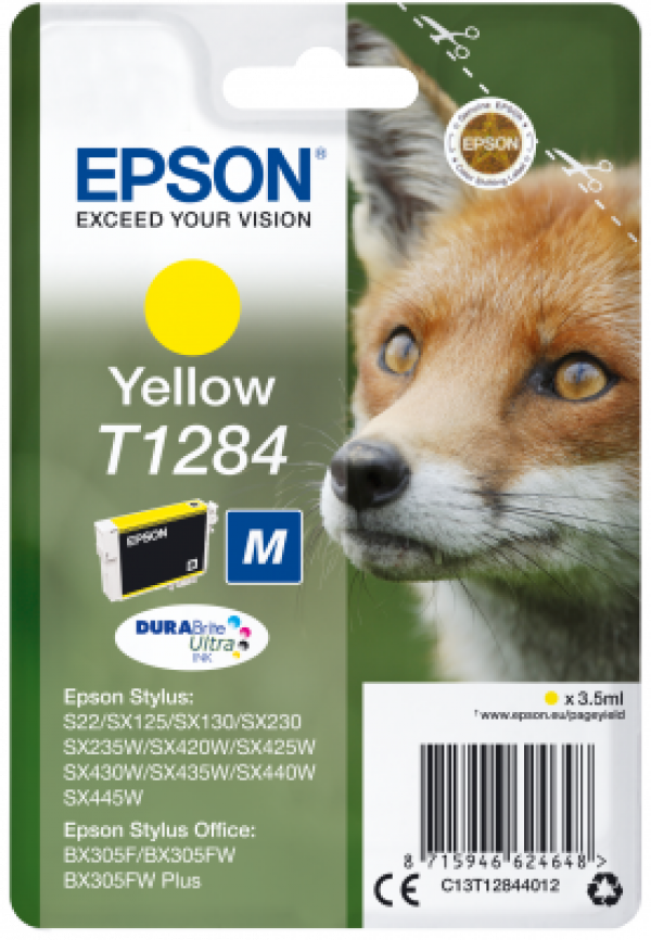 Náplň EPSON C13T12844011 žlutá (3,5 ml)