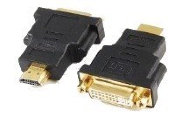 GEMBIRD Kabel redukce HDMI Male na DVI Female (zlacené kontakty, čený)