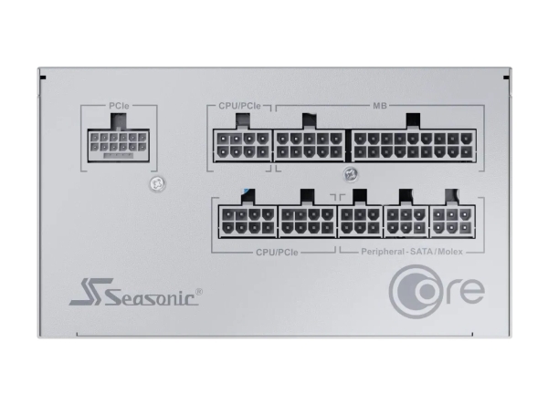 SEASONIC zdroj Core GX 750W White, 120mm, Plně modulární, 80+ Gold, ATX 3.1