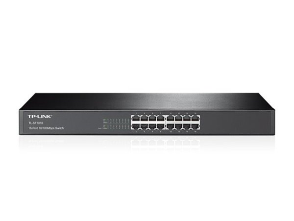 TP-Link switch TL-SF1016 (16x100Mb/s, fanless)