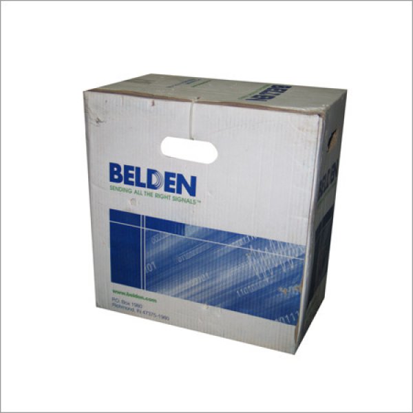 UTP kabel BELDEN 1583ENH, Cat5E, drát, LS0H, Dca, šedý, 305m