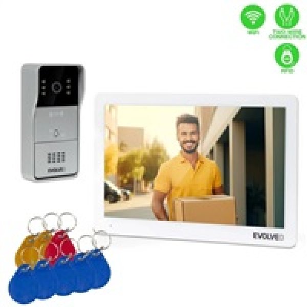 EVOLVEO DoorPhone 10-2W - 2 drátový videotelefon s aplikací 32GB pamětí