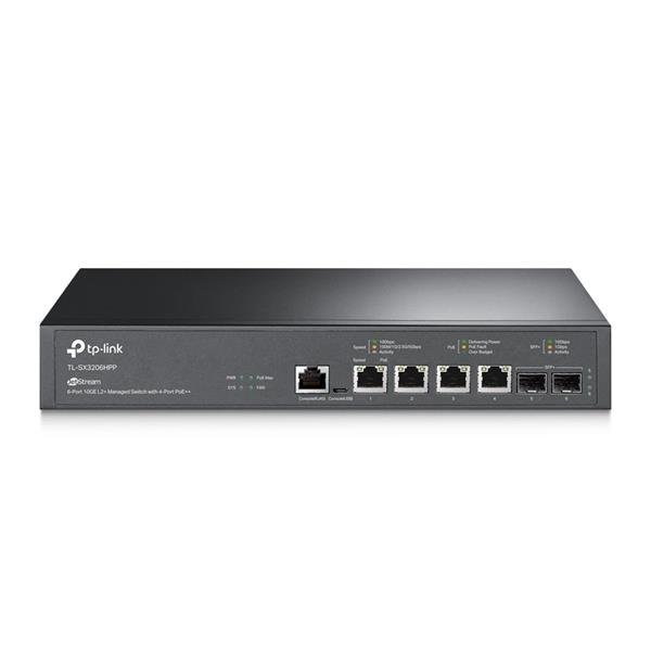 TP-Link OMADA JetStream switch TL-SX3206HPP (4x10GbE, 2xSFP+, 4xPoE++, 200W, 2xconsole)