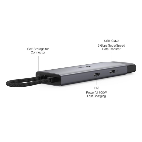 TP-Link UH5020C USB-C hub 5v1 (2x USB3.2Gen1,2xUSB-C3.2Gen1, 1xHDMI, PD 100W)