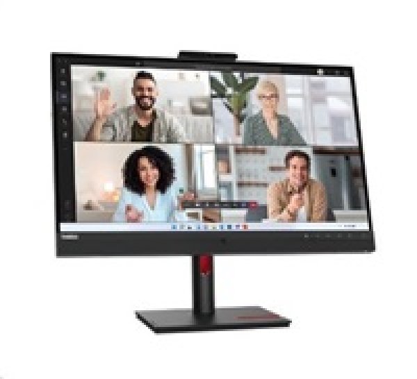 LENOVO LCD T27hv-30 - 27'',IPS,mat,16:9,2560x1440,75Hz,4ms,300cd/m2,1000:1,HDMI,DP,USB-C,USBHub,RJ45,VESA,rep,cam,Pivot