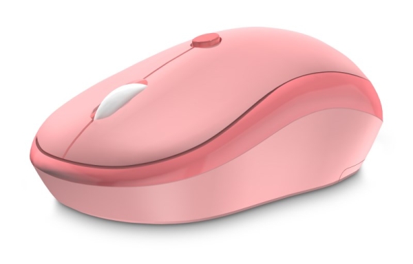 CONNECT IT Set Klávesnice+myš FASHION combo, bezdrátová, (+1x AAA +1x AA baterie zdarma), CZ + SK layout, růžová