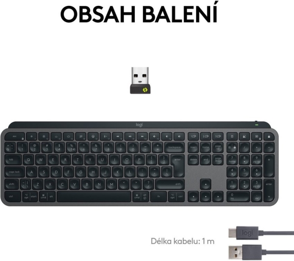 Logitech MX Keys S PLUS - GRAPFITE - UK INT'L - BT