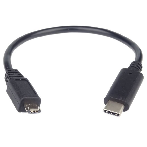 PREMIUMCORD Adaptér USB 3.1 C/male - USB 2.0 Micro-B/male, 0,2m