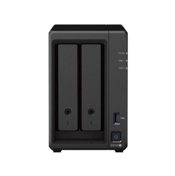 Synology DS723+ DiskStation (2C/RyzenR1600/2,6-3,1GHz/2GBRAM/2xSATA/2xM.2/1xUSB3.2/2xGbE/1xPCIe)