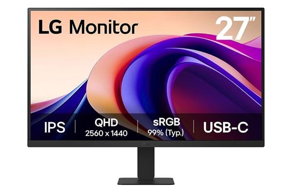 LG 27U631A-B 27"W IPS 2560x1440 5ms 5M:1 250cd HDMI USB-C(15W) 100Hz