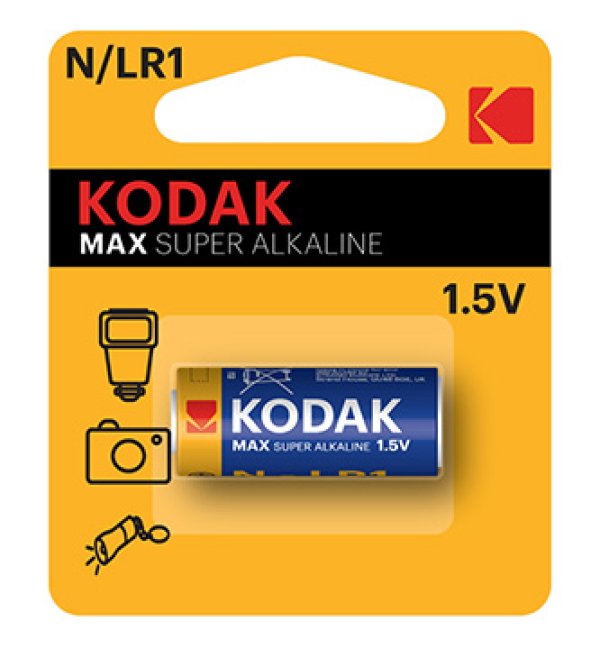 Baterie jednorázová alkalická, speciální, LR1, 1.5V, Kodak, blistr, 1-pack, KOD-LR1, alkalická?v=1755898805