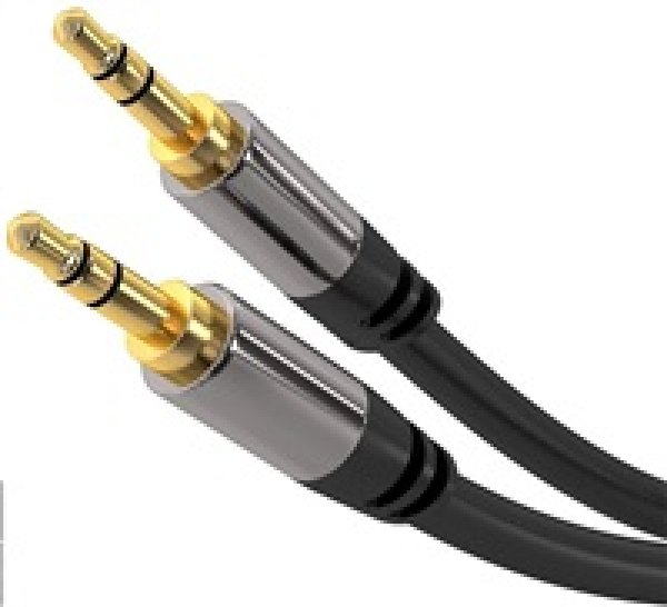 PremiumCord HQ stíněný kabel stereo Jack 3.5mm - Jack 3.5mm M/M 1,5m