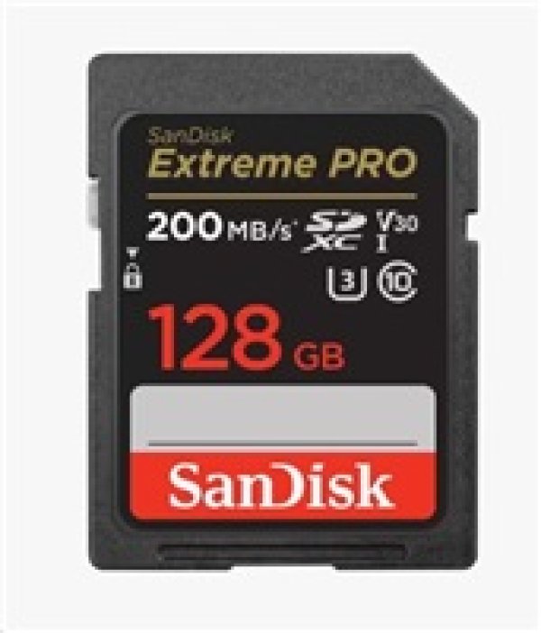 SanDisk Extreme PRO/SDXC/128GB/200MBps/UHS-I U3 / Class 10
