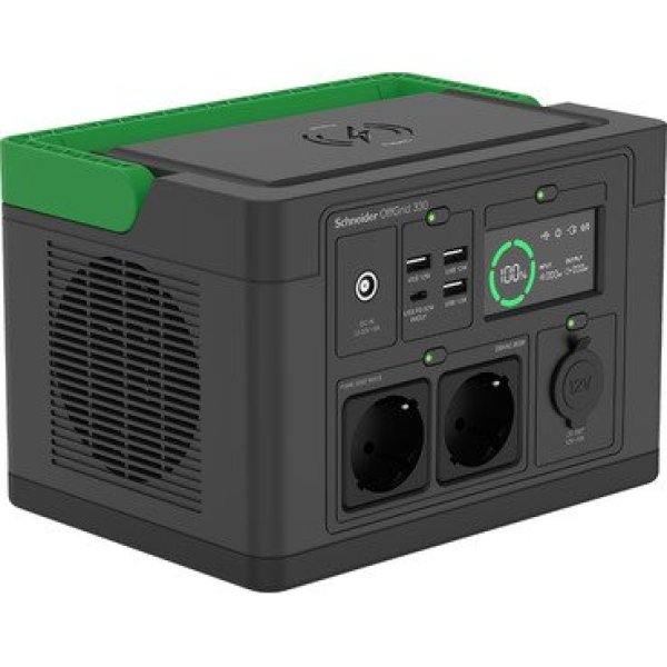APC Schneider OffGrid Portable Power Station 730, 738Wh Lithium-ion, 2 Schuko, Sinewave