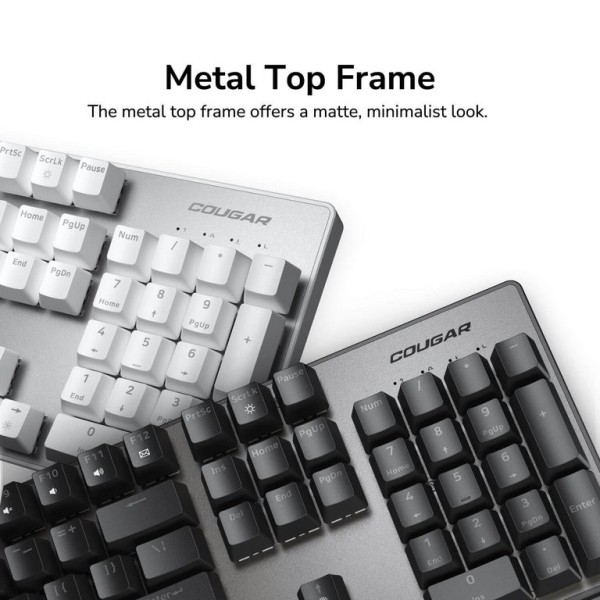 COUGAR herní klávesnice Ultimus EX white (N-KEY Rollover)