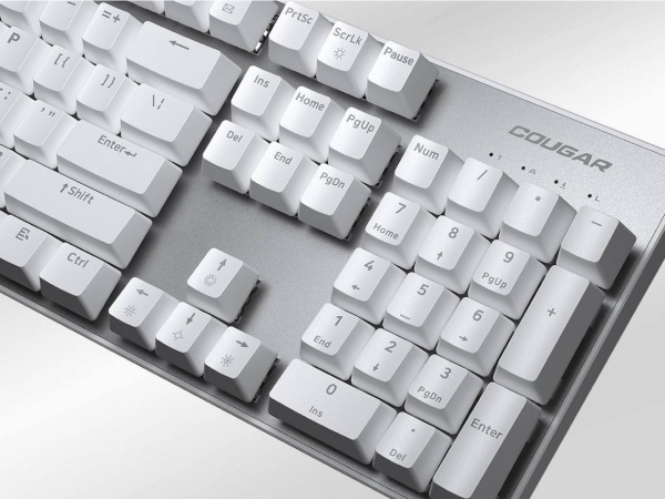 COUGAR herní klávesnice Ultimus EX white (N-KEY Rollover)